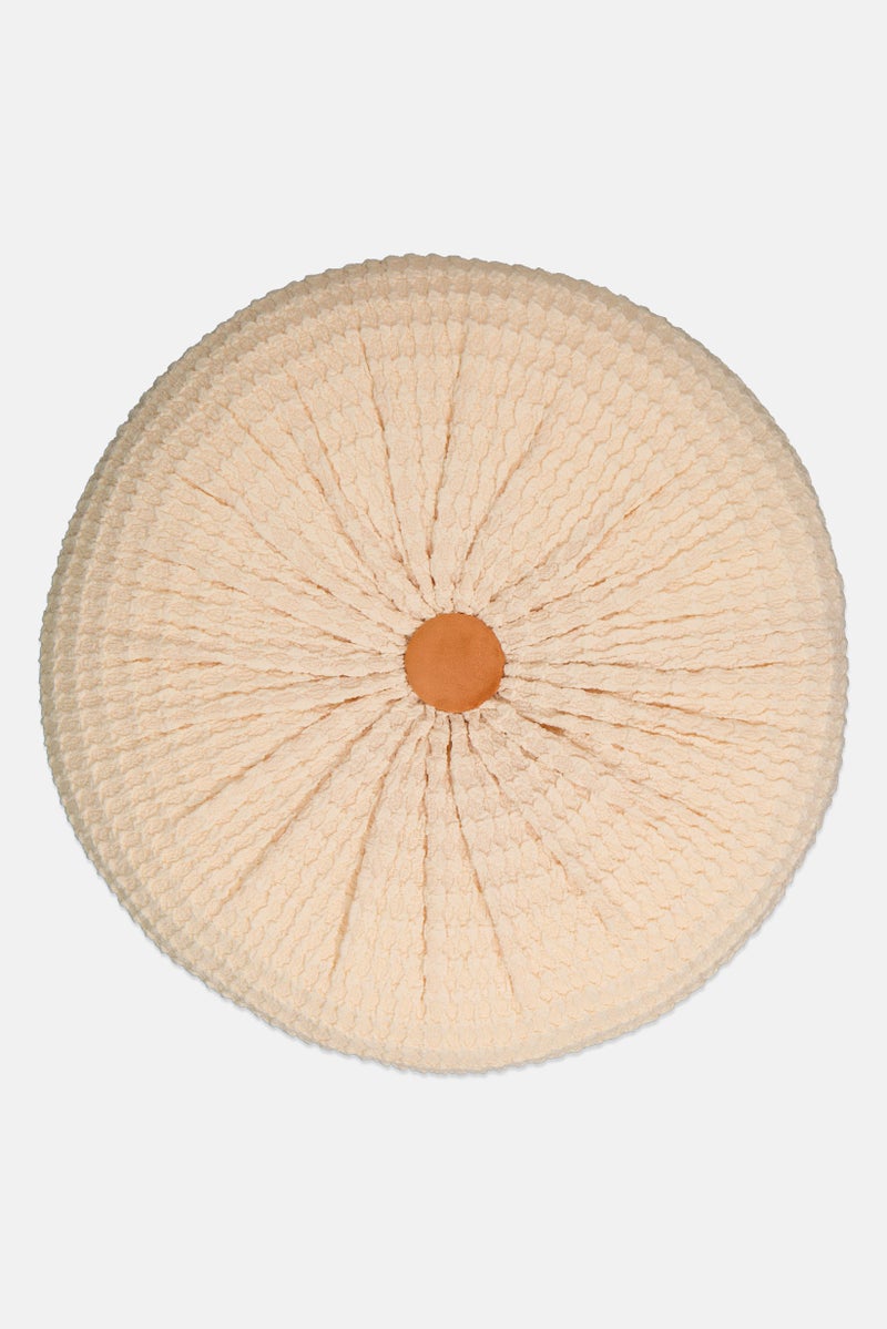 Muy Mucho Textured Round Pillow, Assorted - Image 1